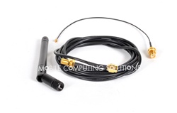 3dBi Wifi Antenna Kit with 2m/6' Extension, ipex to rpsma cable, and 3Dbi antenna