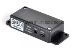 MJS-UAS4 Audio Input Selector 4 Inputs 1 output Centrafuse Auto Roadrunner Control carputer Car PC Mini ITX Mobile Computing ECX